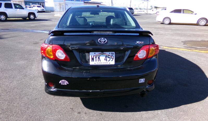 2009 TOYOTA COROLLA XRS full