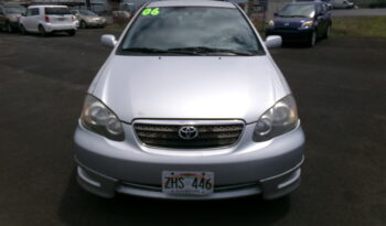 “CASH-SALE” …… 2006 TOYOTA COROLLA S