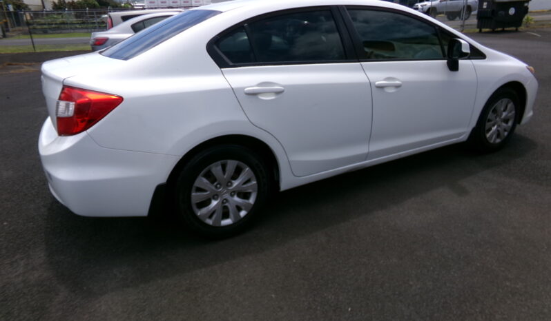 2012 HONDA CIVIC LX full